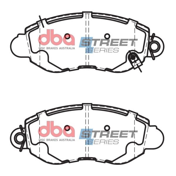 DBA Brake Pads Street Series Ceramic — Front Axle for Ford Tourneo / Transit (3rd Gen) 260 – DB1436SS — brake part photo