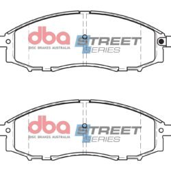 DBA Brake Pads Street Series Ceramic — Front Axle for Nissan NP300 D40 / Navara D22 – DB1439SS — brake part photo