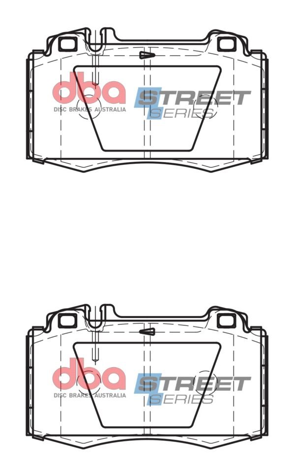 DBA Brake Pads Street Series Ceramic — Front Axle for Mercedes-Benz C-Class (W203) / C-Class (W203) C30 TD AMG – DB1453SS — brake part photo DBA Brake Pads Street Series Ceramic — Front Axle for Mercedes-Benz C-Class (W203) / C-Class (W203) C30 TD AMG – DB1453SS — brake part photo