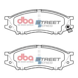DBA Brake Pads Street Series Ceramic — Front Axle for Nissan Pulsar – DB1454SS — brake part photo