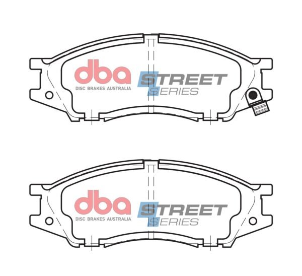 DBA Brake Pads Street Series Ceramic — Front Axle for Nissan Pulsar – DB1454SS — brake part photo DBA Brake Pads Street Series Ceramic — Front Axle for Nissan Pulsar – DB1454SS — brake part photo