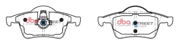 DBA Brake Pads Street Series Ceramic — Rear Axle for Volvo Cross Country / S60 (Mk1) – DB1456SS — brake part photo