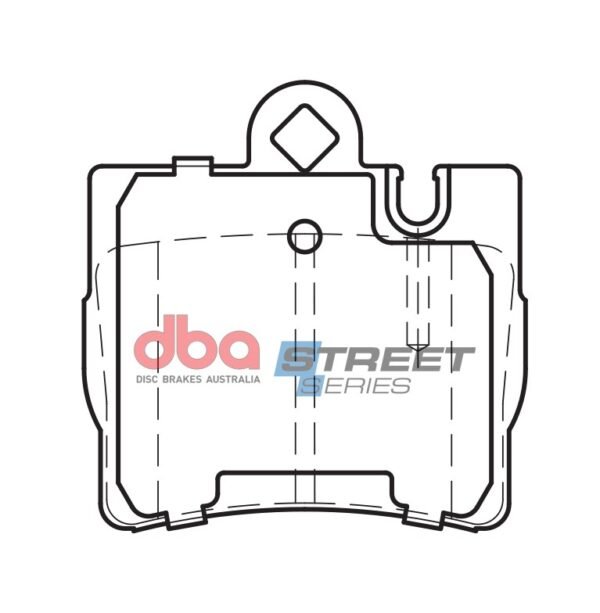 DBA Brake Pads Street Series Ceramic — Rear Axle for Mercedes-Benz CL-Class (C215) CL600 / S-Class (W220) S280 – DB1458SS — brake part photo DBA Brake Pads Street Series Ceramic — Rear Axle for Mercedes-Benz CL-Class (C215) CL600 / S-Class (W220) S280 – DB1458SS — brake part photo