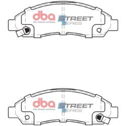 DBA Brake Pads Street Series Ceramic — Front Axle for Holden (aust/nz) Rodeo RA / Isuzu D-MAX – DB1468SS — brake part photo