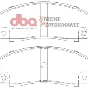 DBA Brake Pads Xtreme Performance — Front Axle for Holden (aust/nz) Rodeo RA / Isuzu D-MAX – DB1468XP — brake part photo
