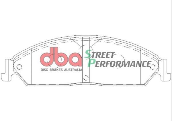 DBA Brake Pads Street Performance — Front Axle for Ford Fairlane BA / Fairlane BA 11 – DB1473SP — brake part photo DBA Brake Pads Street Performance — Front Axle for Ford Fairlane BA / Fairlane BA 11 – DB1473SP — brake part photo