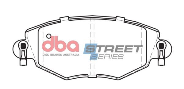 DBA Brake Pads Street Series Ceramic — Front Axle for Ford Mondeo Estate (Mk3) / Mondeo Hatchback (Mk3) – DB1479SS — brake part photo