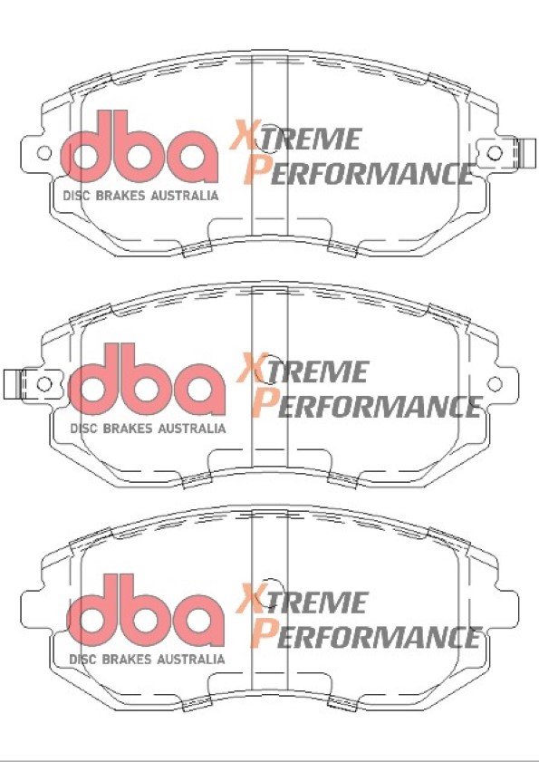 DBA Brake Pads Xtreme Performance ECE R90 certified — Front Axle for Subaru BRZ / Forester – DB1491XP — brake part photo DBA Brake Pads Xtreme Performance ECE R90 certified — Front Axle for Subaru BRZ / Forester – DB1491XP — brake part photo