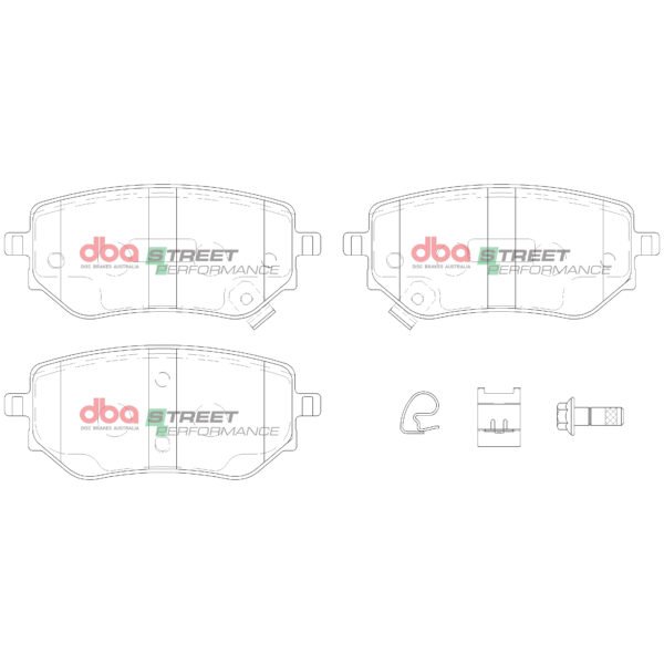 DBA Brake Pads Street Performance — Rear Axle for Mercedes-Benz X-Class X220D / X-Class X220D 4-Matic – DB15015SP — brake part photo DBA Brake Pads Street Performance — Rear Axle for Mercedes-Benz X-Class X220D / X-Class X220D 4-Matic – DB15015SP — brake part photo