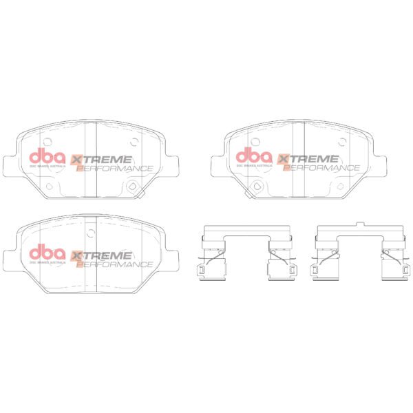 DBA Brake Pads Xtreme Performance — Front Axle for Holden (aust/nz) Commodore (ZB) / Opel Insignia Country Tourer – DB15017XP — brake part photo DBA Brake Pads Xtreme Performance — Front Axle for Holden (aust/nz) Commodore (ZB) / Opel Insignia Country Tourer – DB15017XP — brake part photo