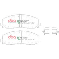 DBA Brake Pads Street Performance — Front Axle for Chrysler Grand Voyager / Fiat Freemont – DB15038SP — brake part photo