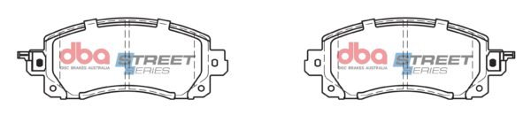 DBA Brake Pads Street Series Ceramic — Front Axle for Subaru Impreza / XV – DB15042SS — brake part photo DBA Brake Pads Street Series Ceramic — Front Axle for Subaru Impreza / XV – DB15042SS — brake part photo