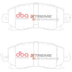 DBA Brake Pads Xtreme Performance — Front Axle for Subaru Impreza / XV – DB15042XP — brake part photo