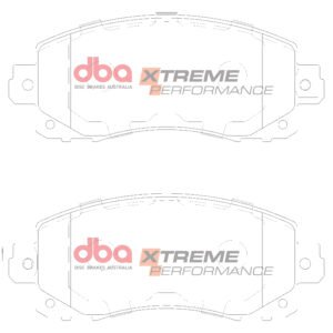 DBA Brake Pads Xtreme Performance — Front Axle for Subaru Impreza / XV – DB15042XP — brake part photo
