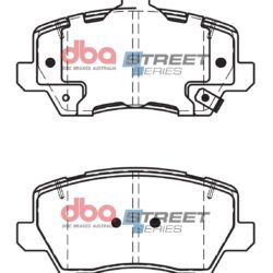 DBA Brake Pads Street Series Ceramic — Front Axle for Kia Picanto – DB15056SS — brake part photo