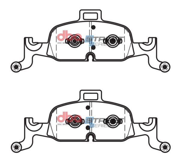 DBA Brake Pads Street Series Ceramic — Front Axle for Audi A4 Allroad quattro Mk2 / A4 B9 – DB15060SS — brake part photo DBA Brake Pads Street Series Ceramic — Front Axle for Audi A4 Allroad quattro Mk2 / A4 B9 – DB15060SS — brake part photo