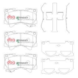 DBA Brake Pads Street Performance — Front Axle for Toyota Landcruiser 250 series / Landcruiser 300 series – DB15077SP 6 DBA Brake Pads Street Performance — Front Axle for Toyota Landcruiser 250 series / Landcruiser 300 series – DB15077SP DBA Brake Pads Street Performance — Front Axle for Toyota Landcruiser 250 series / Landcruiser 300 series – DB15077SP — brake part photo