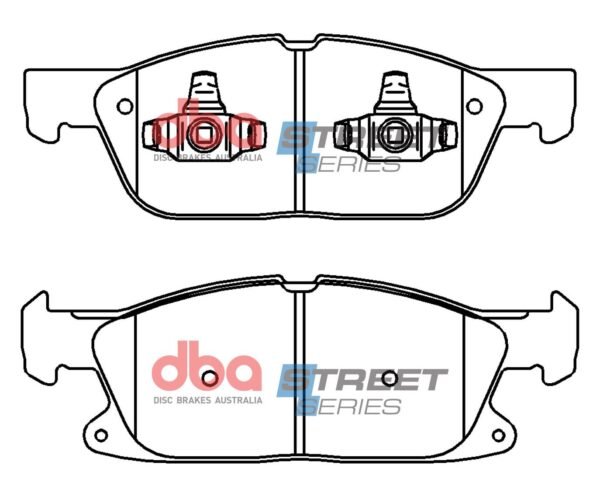 DBA Brake Pads Street Series Ceramic — Front Axle for Ford Focus (Mk4) – DB15089SS — brake part photo DBA Brake Pads Street Series Ceramic — Front Axle for Ford Focus (Mk4) – DB15089SS — brake part photo