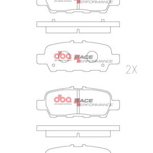 DBA Brake Pads Race Performance — Rear Axle for Infiniti FX35 / FX45 – DB1509RP — brake part photo