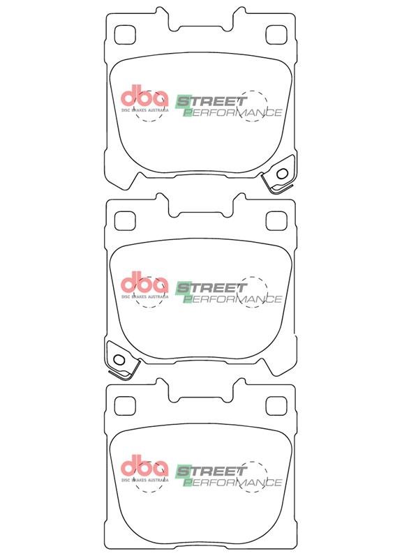 DBA Brake Pads Street Performance — Rear Axle for Toyota Corolla GR / Yaris GR – DB15148SP — brake part photo DBA Brake Pads Street Performance — Rear Axle for Toyota Corolla GR / Yaris GR – DB15148SP — brake part photo