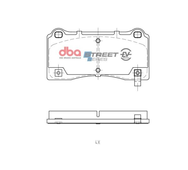 DBA Brake Pads Tesla 3 Standard / Long Range (no up-grade) 2019 On F — Front Axle for Tesla Model Y – DB15158SSEV — brake part photo DBA Brake Pads Tesla 3 Standard / Long Range (no up-grade) 2019 On F — Front Axle for Tesla Model Y – DB15158SSEV — brake part photo