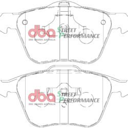 DBA Brake Pads Street Performance — Front Axle for Volvo S60 (Mk1) / S60 (Mk1) T5 – DB1658SP — brake part photo