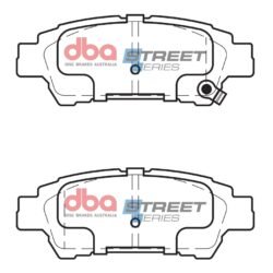 DBA Brake Pads Street Series Ceramic — Rear Axle for Toyota Alphard / Avensis Verso – DB1660SS — brake part photo