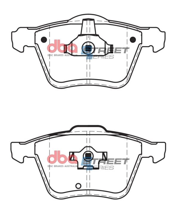 DBA Brake Pads Street Series Ceramic — Front Axle for Volvo XC90 (1st Gen) / XC90 (1st Gen) t6 – DB1661SS — brake part photo DBA Brake Pads Street Series Ceramic — Front Axle for Volvo XC90 (1st Gen) / XC90 (1st Gen) t6 – DB1661SS — brake part photo