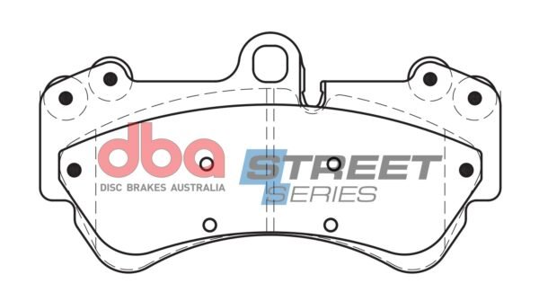 DBA Brake Pads Street Series Semi-metallic — Front Axle for Porsche Cayenne (9PA) / Volkswagen Touareg (1st Gen) – DB1676SS — brake part photo DBA Brake Pads Street Series Semi-metallic — Front Axle for Porsche Cayenne (9PA) / Volkswagen Touareg (1st Gen) – DB1676SS — brake part photo