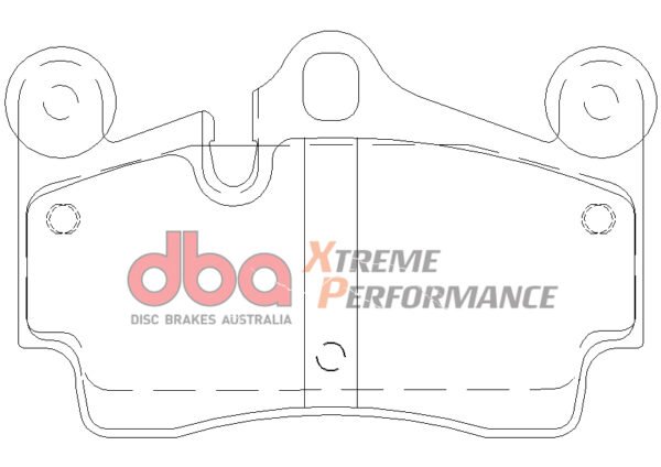 DBA Brake Pads Xtreme Performance ECE R90 certified — Rear Axle for Audi Q7 4L / Porsche Cayenne (92A) – DB1677XP — brake part photo
