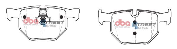 DBA Brake Pads Street Series Ceramic — Rear Axle for BMW 5 Series (E60) 520 / 5 Series (E60) 523 – DB1694SS — brake part photo DBA Brake Pads Street Series Ceramic — Rear Axle for BMW 5 Series (E60) 520 / 5 Series (E60) 523 – DB1694SS — brake part photo