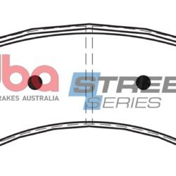 DBA Brake Pads Street Series Ceramic — Front Axle for Jeep Grand Cherokee – DB1716SS — brake part photo