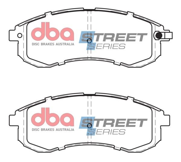DBA Brake Pads Street Series Ceramic — Front Axle for Mitsubishi L 200 96-06 – DB1738SS — brake part photo
