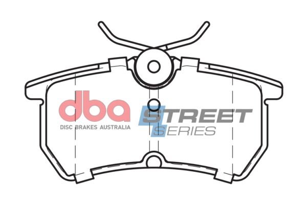 DBA Brake Pads Street Series Ceramic — Rear Axle for Ford Fiesta (Mk6) / Fiesta (Mk7) – DB1759SS — brake part photo