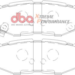 DBA Brake Pads Xtreme Performance — Rear Axle for Subaru BRZ / Forester – DB1789XP — brake part photo