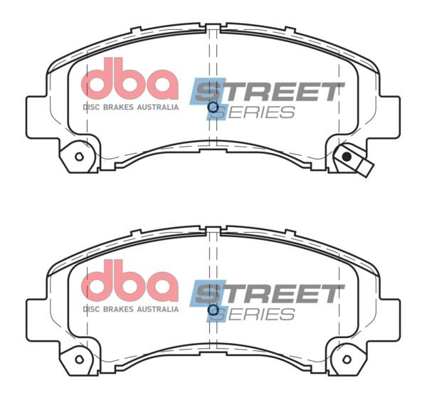 DBA Brake Pads Street Series Ceramic — Front Axle for Isuzu D-MAX / Rodeo – DB1841SS — brake part photo