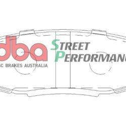 DBA Brake Pads Street Performance ECE R90 certified — Rear Axle for Lexus LX450 / LX570 – DB1857SP — brake part photo