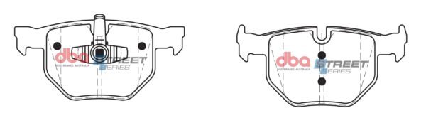DBA Brake Pads Street Series Ceramic — Rear Axle for BMW 3 Series (E90) 325 / 3 Series (E90) 330 – DB1864SS — brake part photo DBA Brake Pads Street Series Ceramic — Rear Axle for BMW 3 Series (E90) 325 / 3 Series (E90) 330 – DB1864SS — brake part photo