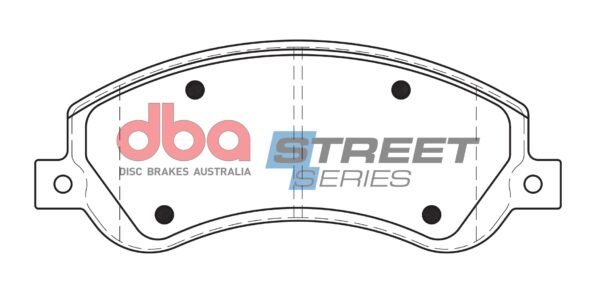 DBA Brake Pads Street Series Semi-metallic — Front Axle for Ford Tourneo / Transit (3rd Gen) 280 – DB1915SS — brake part photo DBA Brake Pads Street Series Semi-metallic — Front Axle for Ford Tourneo / Transit (3rd Gen) 280 – DB1915SS — brake part photo