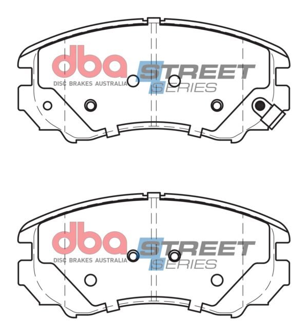 DBA Brake Pads Street Series Ceramic — Front Axle for Hyundai Grandeur / Sonata – DB1924SS — brake part photo DBA Brake Pads Street Series Ceramic — Front Axle for Hyundai Grandeur / Sonata – DB1924SS — brake part photo