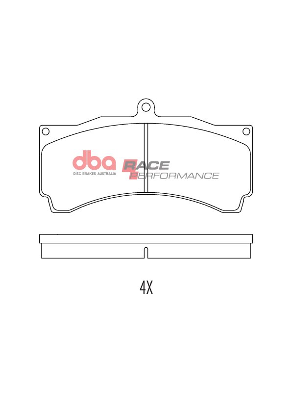 DBA Brake Pads Race Performance — Front Axle for Ford Ranger – DB1933RP — brake part photo DBA Brake Pads Race Performance — Front Axle for Ford Ranger – DB1933RP — brake part photo