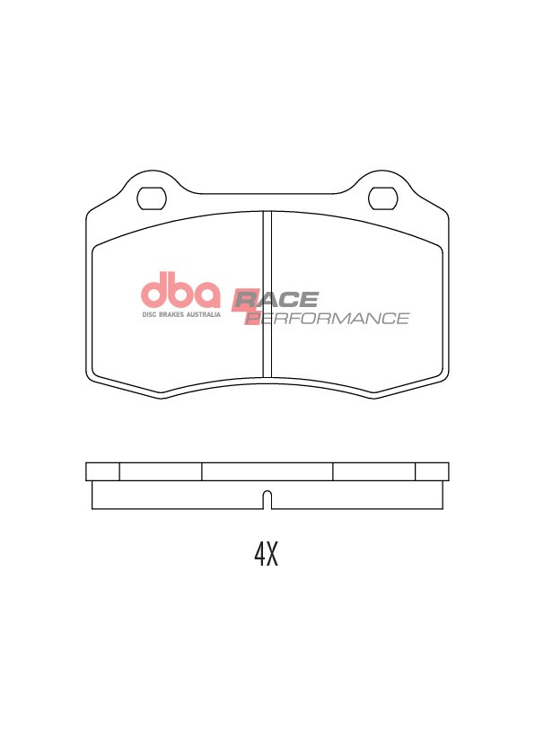 DBA Brake Pads Race Performance for Aston Martin DB7 / Cadillac STS – DB1936RP — brake part photo DBA Brake Pads Race Performance for Aston Martin DB7 / Cadillac STS – DB1936RP — brake part photo