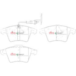 DBA Brake Pads Street Performance — Front Axle for Volkswagen Caravelle / Caravelle T6 – DB1947SP — brake part photo