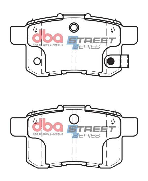 DBA Brake Pads Street Series Ceramic — Rear Axle for Honda Accord – DB1953SS — brake part photo DBA Brake Pads Street Series Ceramic — Rear Axle for Honda Accord – DB1953SS — brake part photo