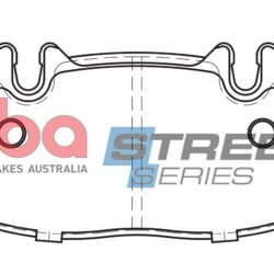 DBA Brake Pads Street Series Semi-metallic — Front Axle for Mercedes-Benz Viano / Vito – DB1965SS — brake part photo