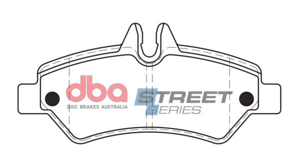 DBA Brake Pads Street Series Semi-metallic — Rear Axle for Mercedes-Benz Sprinter 209D / Sprinter 210D – DB1972SS — brake part photo DBA Brake Pads Street Series Semi-metallic — Rear Axle for Mercedes-Benz Sprinter 209D / Sprinter 210D – DB1972SS — brake part photo