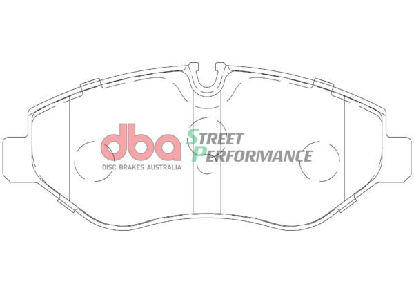 DBA Brake Pads Street Performance — Front Axle for Mercedes-Benz Sprinter 209D / Sprinter 210D – DB1973SP — brake part photo DBA Brake Pads Street Performance — Front Axle for Mercedes-Benz Sprinter 209D / Sprinter 210D – DB1973SP — brake part photo