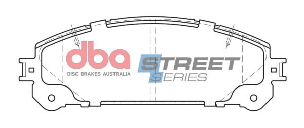 DBA Brake Pads Street Series Ceramic — Front Axle for Lexus ES300h / NX200 – DB2004SS — brake part photo DBA Brake Pads Street Series Ceramic — Front Axle for Lexus ES300h / NX200 – DB2004SS — brake part photo