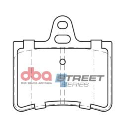 DBA Brake Pads Street Series Ceramic — Rear Axle for Citroen C5 / C5 Estate – DB2017SS — brake part photo