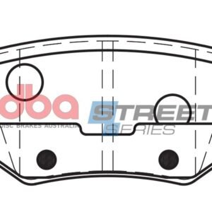 DBA Brake Pads Street Series Ceramic — Rear Axle for Mercedes-Benz A-Class (W168) A160L / A-Class (W168) A170D – DB2020SS — brake part photo